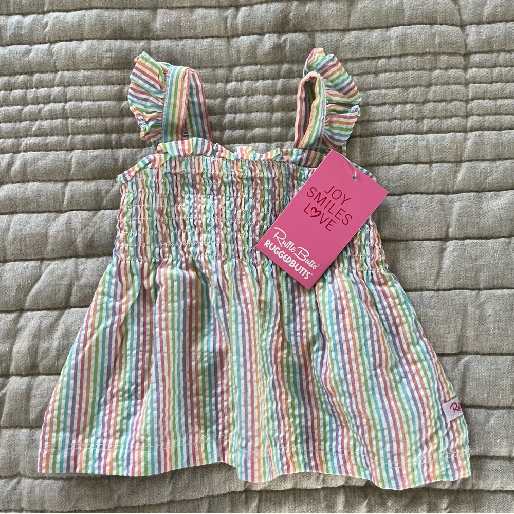 Ruffle Butts Tank 6-12 months